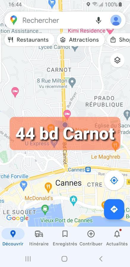 Cannes Carnot 2 Exteriér fotografie